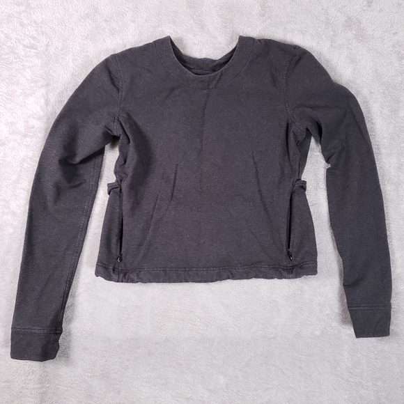 Lululemon &Go Endeavor Heathered Gray Long Sleeve Women's 6 W3M89S - Picture 4 of 13